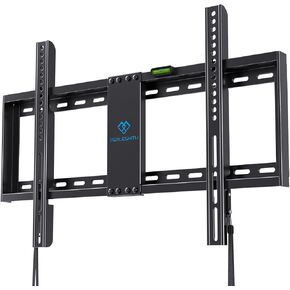PERLESMITH Fixed TV Wall Mount Bracket for 32-82 Inch LED, LCD, and OLED Flat Screen TVs - Fits 16"- 24" Wood Studs, Fixed TV Mount with VESA 600 x 400mm Holds up to 132 lbs, PSLLK1