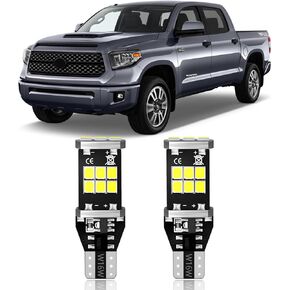 T15 921 912 906 LED Bulbs 2835 Chipsets Compatible with 2007 2008 2009 2010 2011 2012 2013 Toyota Tundra Back Up Reverse Lights Xenon White, Pack of 2