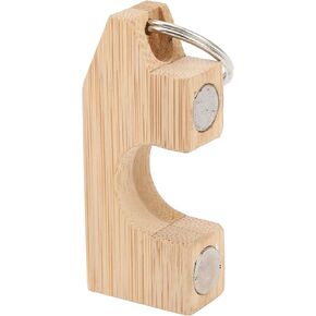 Fishing Rod Holder, Mini Fishing Rod Accesseries Magnetic Fishing Rod Holder Portable Bamboo Car Rod Rack for Garage, Wall or Ceiling Mounted