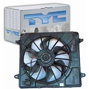 TYC 621680 Cooling Fan Assembly Compatible with 2007-2011 Jeep Wrangler, Black