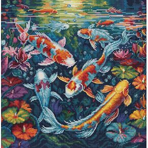 Luca-S Cross Stitch Kit - The Aquarium, BU5030