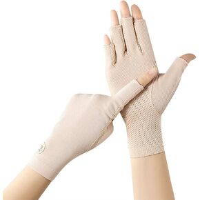 Women’s Driving Gloves Summer UV Sun Protection Non-Slip Touchscreen Gloves Outdoor Sunblock Gloves for Cycling