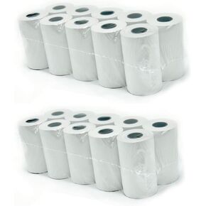 2 1/4 x 50ft Thermal Paper (20 Rolls), BPA Free Receipt Paper, 58mm Thermal Receipt Paper Fits 58mm Mini Thermal POS Printer & Square Terminal Credit Card Machines