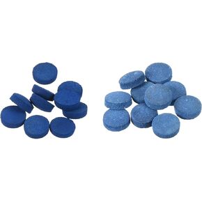 PATIKIL 12mm 13mm Pool Cue Tips, 20 Pack Pool Billiard Cue Tips Pool Stick Replacement Tips Pool Stick Tips Snooker Cue Tips, Blue