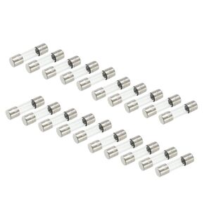 uxcell Slow Blow Glass Cartridge Fuse Tube Time Delay Fuse 5mm x 20mm 250V 1A 20Pcs