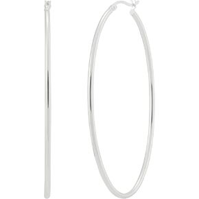 Silpada 'Classic Elegance' Sterling Silver Hoop Earrings