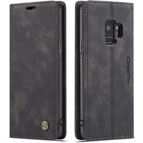 Samsung Galaxy S8 Wallet Case,Magnetic Stand Flip Protective Leather Case with ID & Credit Card Holder Case Wallet for Samsung Galaxy S8 (Black)