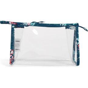 حقيبة تنظيم مستحضرات التجميل الشفافة للنساء من Vera Bradley، Dreamer Paisley، مقاس واحد