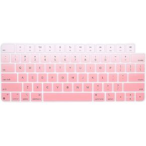 HRH Silicone Keyboard Cover for Apple iMac 24 Inch 2021 Newest Magic Keyboard with Touch ID A2449 Keyboard Cover Protector Skin,for Apple iMac 24 Inch M1 Chip 2021 Magic Keyobard A2450-Black