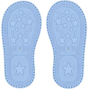 Ann G Baby Shoe Soles with holes for crocheting, Soft, flexible, nonslip, comfortable (White, 0)