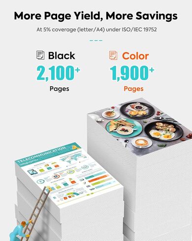 069 069H MF753Cdw Compatible Toner Cartridge Replacement for Canon 069 CRG 069 Toner Cartridge Set Using with Canon Imageclass LBP674C LBP674Cdw, MF750C MF751Cdw Printer 4-Pack Color in Saudi Arabia