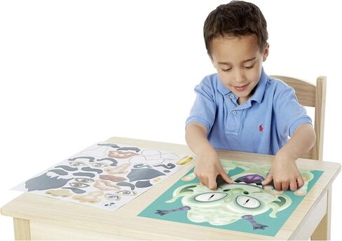 Melissa & Doug Make-a-Face Sticker Pad - Crazy Characters, 20 Faces, 5 Sticker Sheets in Saudi Arabia