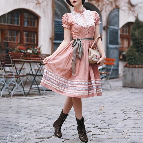 Cozivwaiy Women Vintage Victorian Boots Ankle for Medieval Ren Pirate Costume 70s Lace up Boots 2.36 Inches Mid Heel Witch Granny Booties Zipper Almond Toe in Saudi Arabia