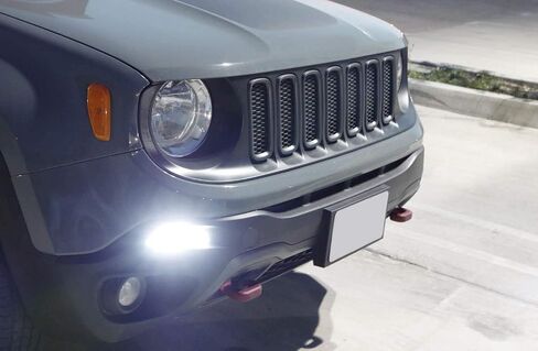بدائل iJDMTOY White 1157 2357 متوافقة مع 2015-2018 Pre-LCI Jeep Renegade D.R.L in Saudi Arabia