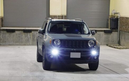 بدائل iJDMTOY White 1157 2357 متوافقة مع 2015-2018 Pre-LCI Jeep Renegade D.R.L in Saudi Arabia