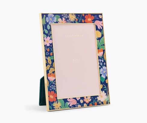 RIFLE PAPER CO. 4x6 Picture Frame | For Special Photos With Friends And Family, Stylized Pattern Single Photo Frame For Desks, Cabinets, And Nightstands, Blossom in Kuwait