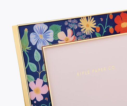 RIFLE PAPER CO. 4x6 Picture Frame | For Special Photos With Friends And Family, Stylized Pattern Single Photo Frame For Desks, Cabinets, And Nightstands, Blossom in Kuwait