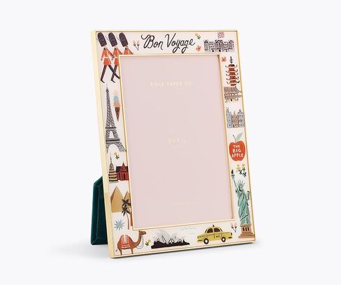 RIFLE PAPER CO. 4x6 Picture Frame | For Special Photos With Friends And Family, Stylized Pattern Single Photo Frame For Desks, Cabinets, And Nightstands, Blossom in Kuwait