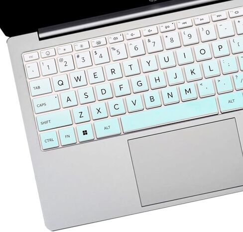 2 PCS Keyboard Cover for 2023 2022 HP Laptop 14 14-em 14-ES 14-ep 14-ek 14-ed 14t-eh100 14z-em000 em0047nr 14t-es000 es0013dx es0033dx 14t-ep000 ep0097nr Laptop Keyboard Protector Skin-Black+Clear in Saudi Arabia