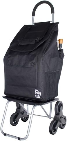 dbest products Stair Climber Trolley Dolly II, Black Storage carts in Saudi Arabia
