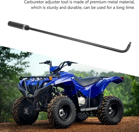 Qiilu Pilot Screw Adjusting Tool, Carburetor Adjusting Tool 16.34in 110° Angled Head Carburetor Pilot Screw Adjusting Tool for ATV UTV Snowmobile in Saudi Arabia