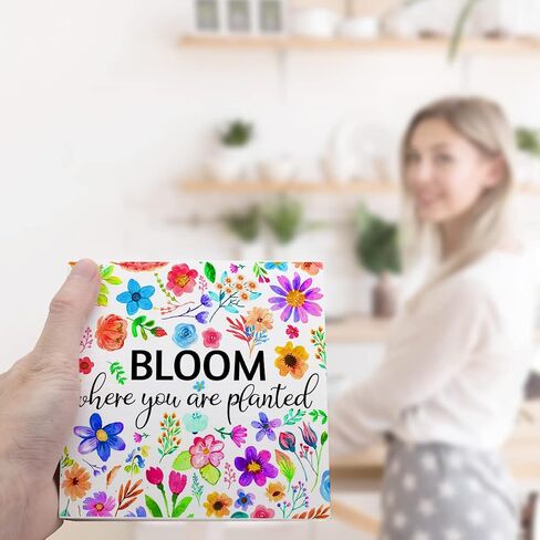 It's The Little Things in Life Inspirational Wooden Plaque Sign Desk Decor,Rustic Spring Summer Ladybug Heart Wood Block Sign Desk Decorations for Home Living Room Garden Shelf Table Decor in Saudi Arabia