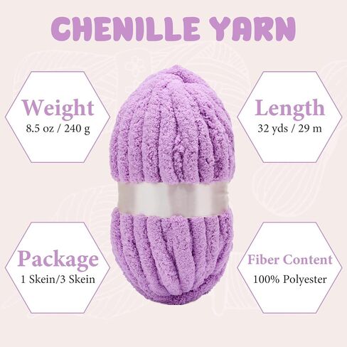 Chunky Yarn for Hand Knitting, Jumbo Chunky Yarn for Crocheting, Chunky Chenille Yarn, 1 Pack (32 yds 8.5 oz Each Skein),#7, Turmeric in Saudi Arabia