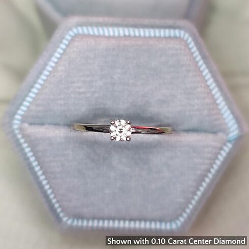IGI Certified 1/2 To 2 Carat Solitaire Diamond Rings For Women SI1-SI2 Quality 14K Gold Rings (Premium Collection) in Saudi Arabia