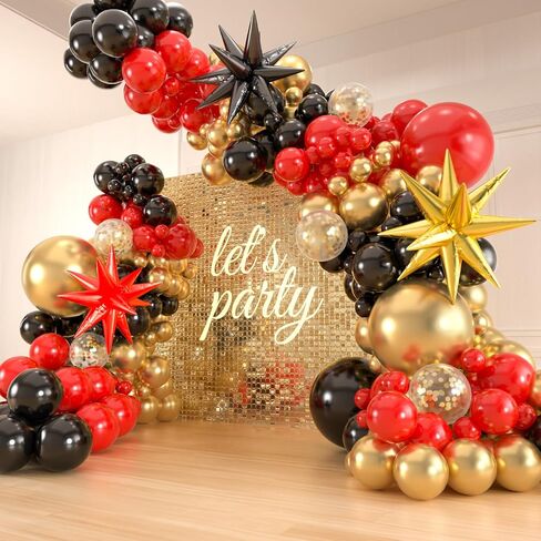 141pcs Blue and Black Balloons Garland Arch Kit,18 12 10 5 Inch Black Royal Blue Silver Confetti Balloons with Foil Star for Birthday Class of 2024 Graduation Party Decoration in Saudi Arabia
