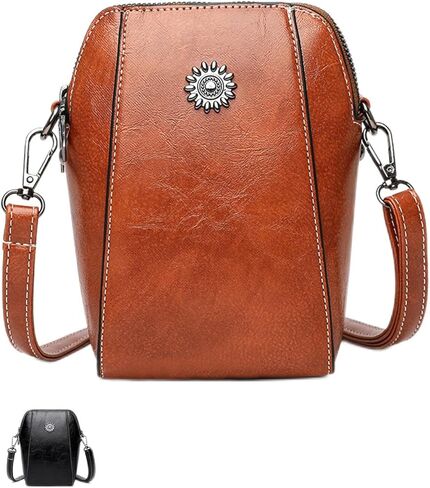 Small Crossbody Purse Bag for Women,Mini Crossbody Cell Phone Bags Wallet,All-match Leather Cross body Bag Purse with Strap in Kuwait