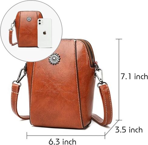 Small Crossbody Purse Bag for Women,Mini Crossbody Cell Phone Bags Wallet,All-match Leather Cross body Bag Purse with Strap in Kuwait