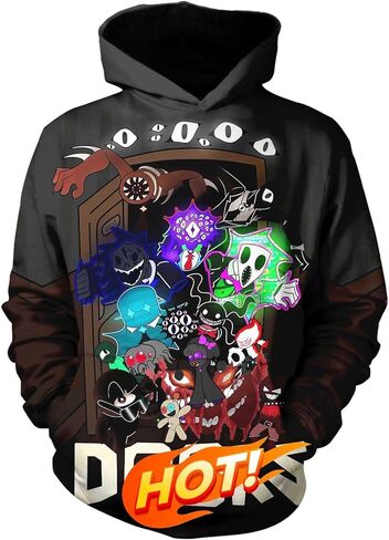 Game Hoodies Sweatshirts Clothes Pullover Sweaters 3D Printed Halloween Cosplay Hooded Sweatsuit for Party Gift in Saudi Arabia