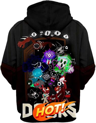 Game Hoodies Sweatshirts Clothes Pullover Sweaters 3D Printed Halloween Cosplay Hooded Sweatsuit for Party Gift in Saudi Arabia