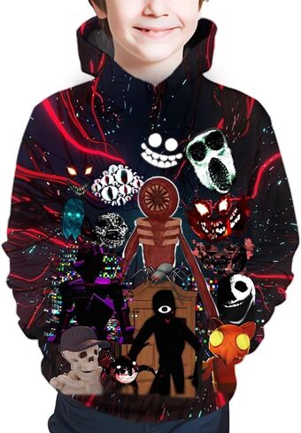 Game Hoodies Sweatshirts Clothes Pullover Sweaters 3D Printed Halloween Cosplay Hooded Sweatsuit for Party Gift in Saudi Arabia