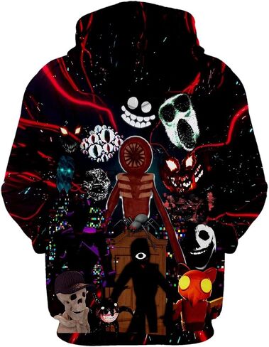 Game Hoodies Sweatshirts Clothes Pullover Sweaters 3D Printed Halloween Cosplay Hooded Sweatsuit for Party Gift in Saudi Arabia
