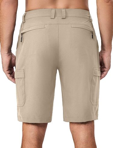 Little Donkey Andy Men's 10 Inch Quick Dry Cargo Shorts Stretch Lightweight Outdoor Hiking Shorts UPF 50 in Saudi Arabia