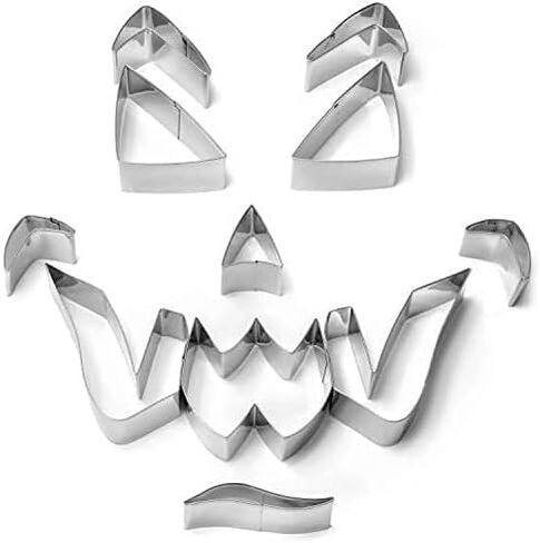 Pumpkin carving kit for kids | Pumpkin carving tools | Pumpkin carving stencils | Pumpkin carver kit | safe pumpkin tools (24 pieces) in Saudi Arabia