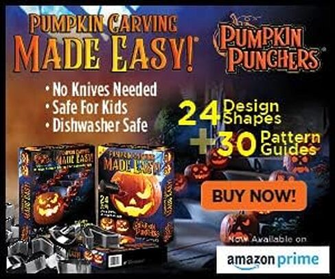 Pumpkin carving kit for kids | Pumpkin carving tools | Pumpkin carving stencils | Pumpkin carver kit | safe pumpkin tools (24 pieces) in Saudi Arabia