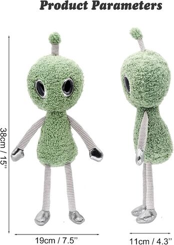 HWD Cute Alien Plush Doll, 15'' Soft Plushies Stuffed Extraterrestrials Toy Gifts for Kids, Toddler, Birthday, Valentines, Christmas in Saudi Arabia