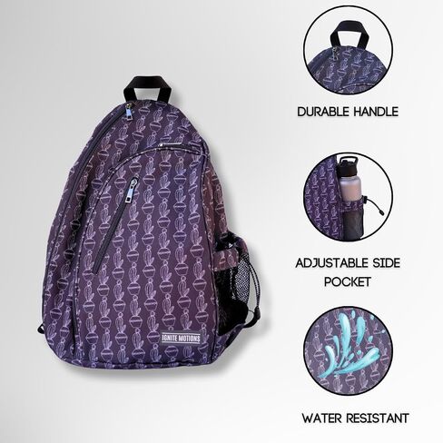 Pickleball Bag for Men & Women Pickleball Backpack - Adjustable Sling Bag/Crossbody with Fence Hook in Saudi Arabia