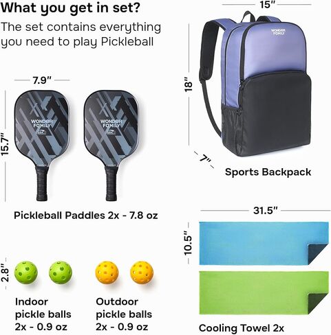 مجموعة مجاديف كرة البيسبول المكونة من 2 - مجاديف كرة البيسبول المعتمدة من الولايات المتحدة الأمريكية من الألياف الزجاجية - مضارب كرة البيسبول مع حقيبة ظهر ومنشفتين تبريد و4 كرات (2 خارجية و2 داخلية) in Kuwait