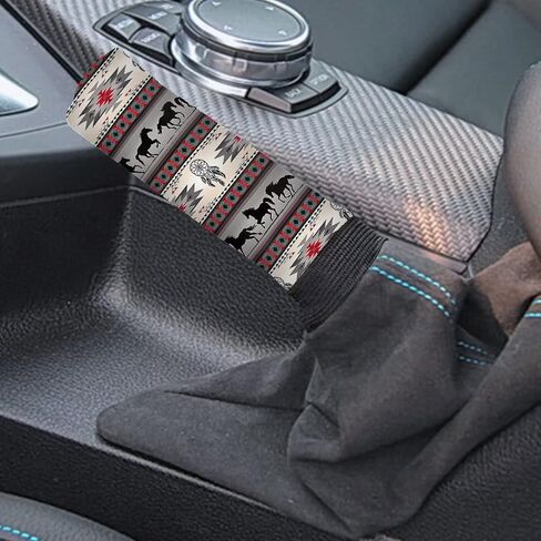 Buybai Womens Car Gear Shift Knob Cover+ Hand Brake Cover Dreamcatcher Car Decor Accessories 2 Pcs Set Fit Most Vehicles Soft & Comfort in Saudi Arabia