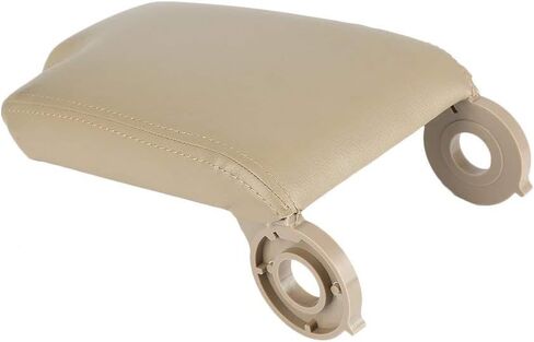 Beige Leather Synthetic Armrest Center Console Armrest Lid Cover for E46 1999-2004 in Saudi Arabia