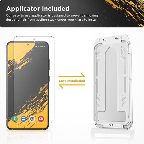 magglass (Fingerprint Sensor Compatible Samsung Galaxy S23 FE Screen Protector - Case Compatible Tempered Glass (2023 FE-Model Only) 2-Pack in Saudi Arabia