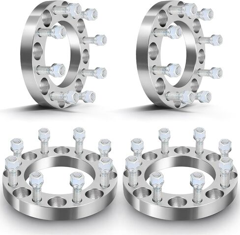 ECCPP 4X 1 بوصة 8 فواصل عجلة العروة 8x170 مم إلى 8x170 مم 14x2 ترصيع تناسب 1999-2004 لـ F-250 Super Duty لـ F-350 Super Duty 2000-2002 للرحلة in Saudi Arabia