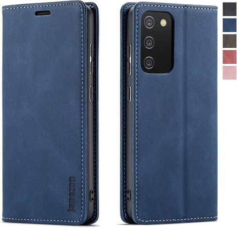 Samsung Galaxy A02S Case,Samsung Galaxy A02S Case Wallet for Women with [RFID Blocking] Card Holder Kickstand Magnetic,Leather Flip Wallet Case for Samsung Galaxy A02S 6.5 inch (Black) in Saudi Arabia