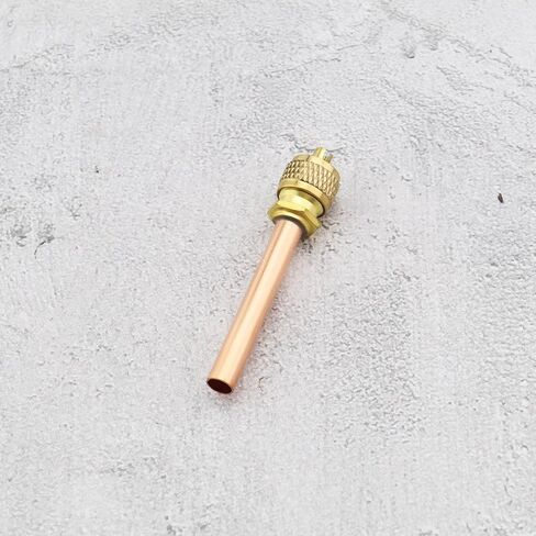 5pcs 1/4" SAE Refrigerant Filling Check Valve for Refrigerators, Air Conditioners Manage Refrigerant Liquid Injection Cooling Unit Replacement/Spare Part Copper in Saudi Arabia