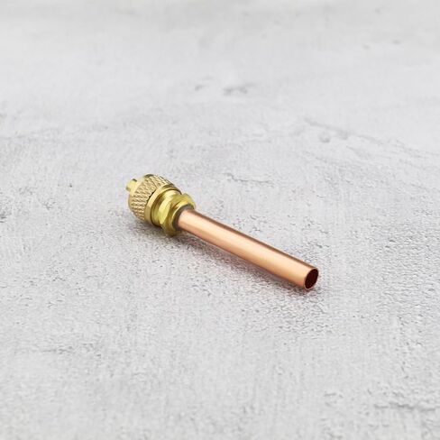 5pcs 1/4" SAE Refrigerant Filling Check Valve for Refrigerators, Air Conditioners Manage Refrigerant Liquid Injection Cooling Unit Replacement/Spare Part Copper in Saudi Arabia