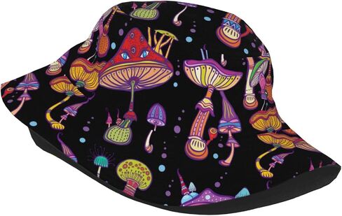 Bucket Hat Beach Sun Hat Beach Fishing Hat for Men Women Teens, Reversible Double-Side-Wear in Saudi Arabia