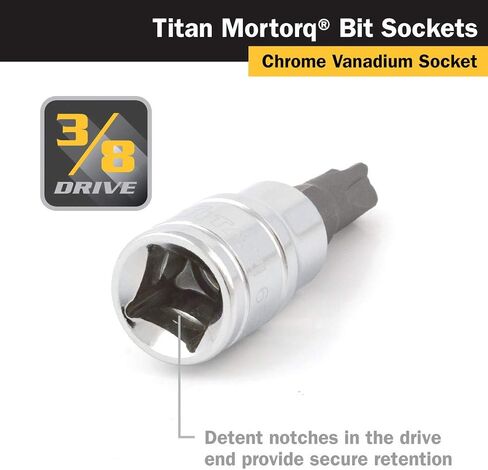 Titan 68964 3/8-Inch Drive x MTS-4 Mortorq Bit Socket in Kuwait